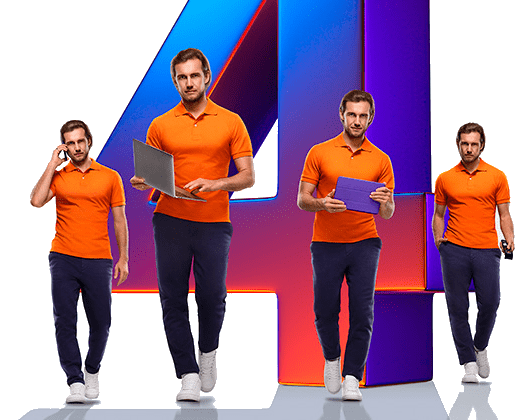 Великолепная четверка Ростелеком в деревня Кумыры (Красноярский край)